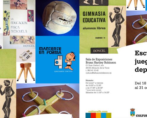 Actividad física, enseñanza y nostalgia se mezclan en la muestra multidisciplinar “Escuela, juegos y deporte”