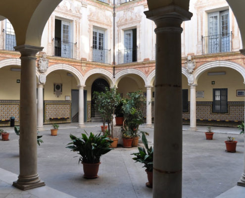 Patio de Columnas IES Vicente Espinel (Málaga)