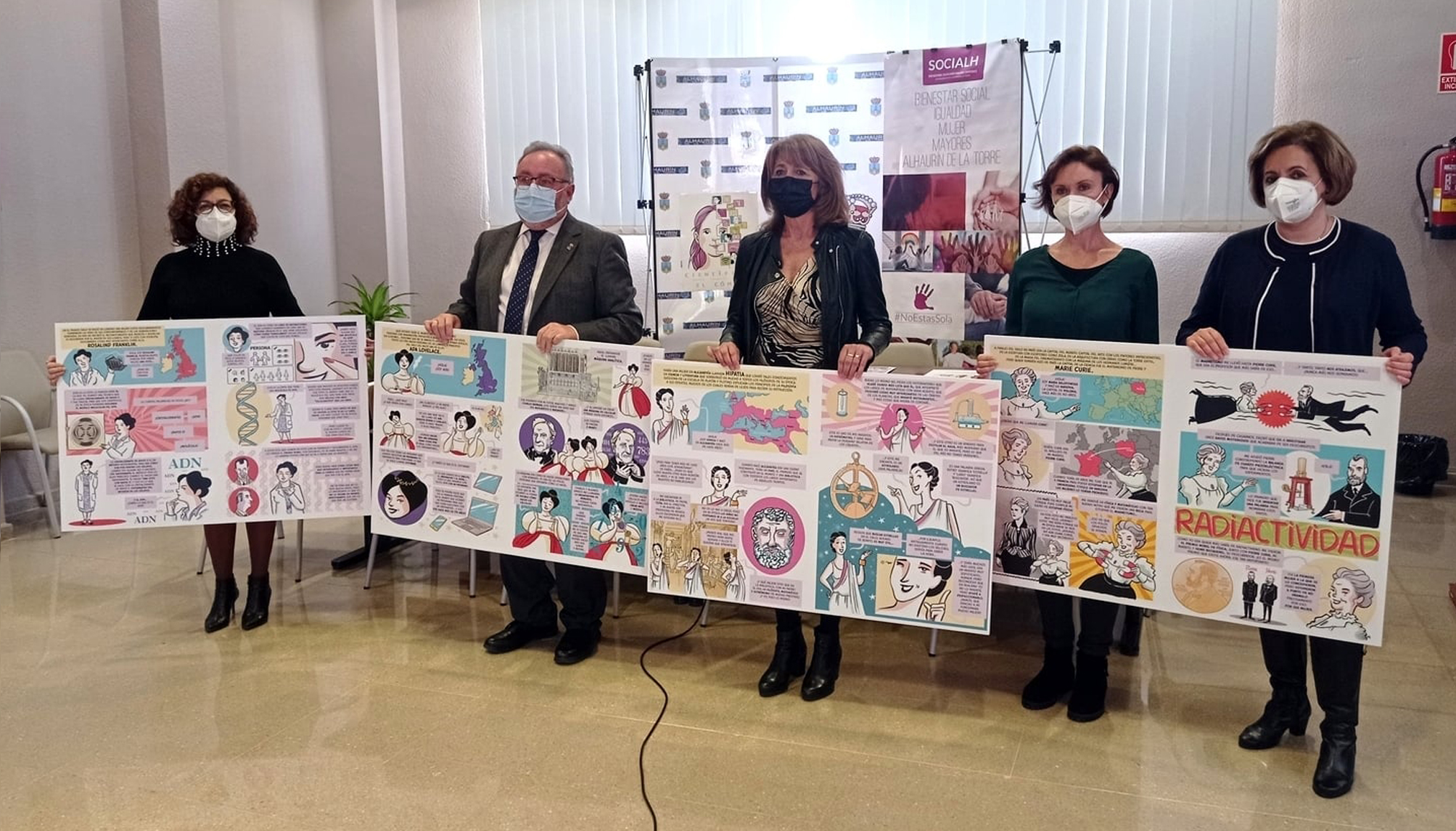 Alhaurín de la Torre celebra el Día de la Mujer en la Ciencia con una exposición