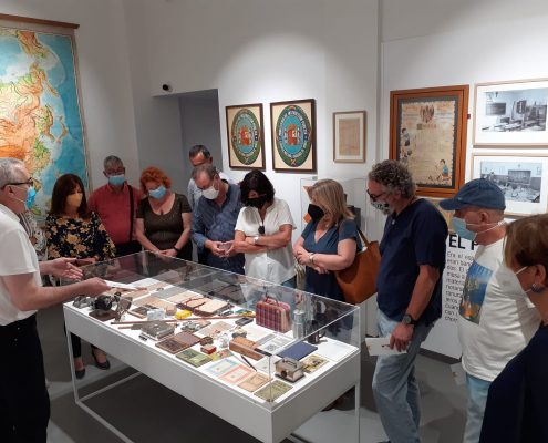 Visita María del Carmen Molina y profesores