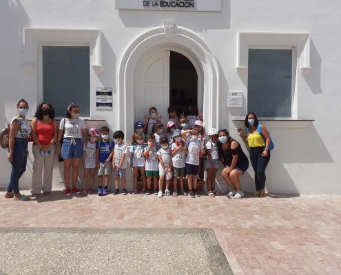 6º A e Infantil de 5 años A y B del CEIP San Sebastián