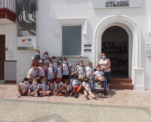 6º A e Infantil de 5 años A y B del CEIP San Sebastián