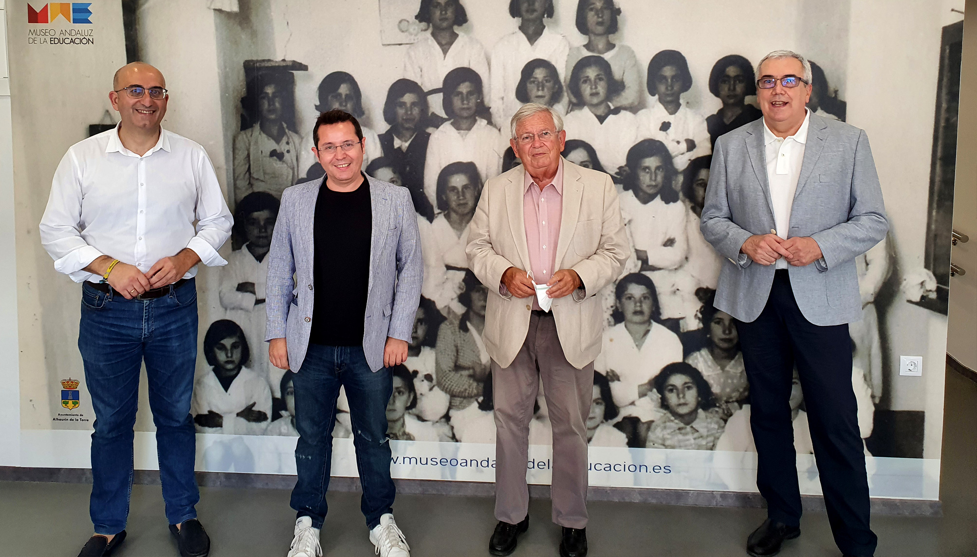 Visita de los periodistas Fernando Jáuregui y Sergio Martín