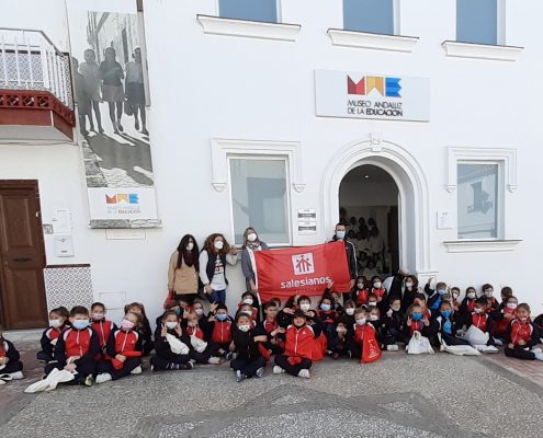 Alumnos 1º A y B colegio Salesianos Málaga