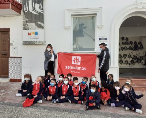 Alumnos 1º A y B colegio Salesianos Málaga