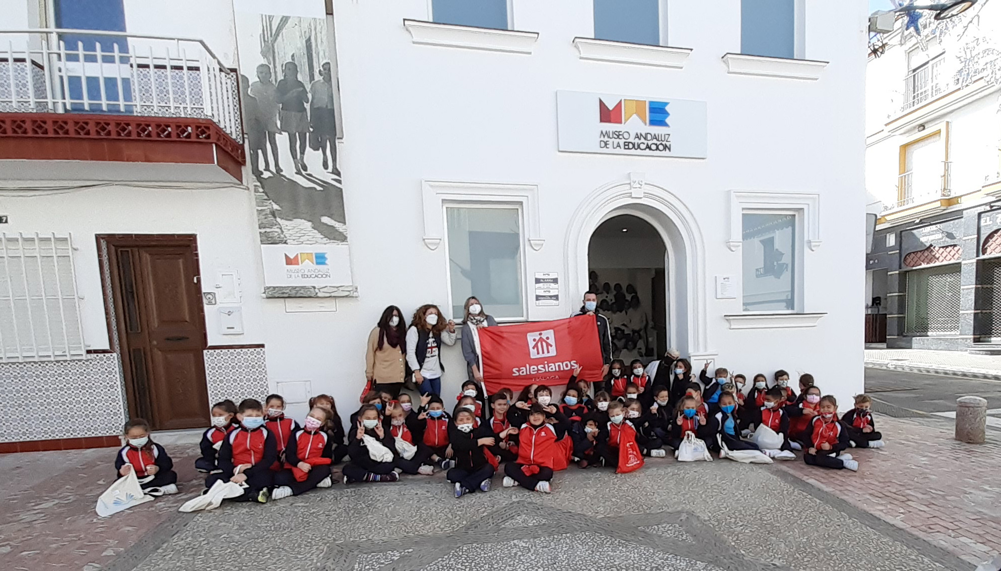 Alumnos 1º A y B colegio Salesianos Málaga