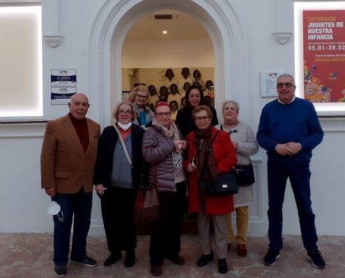 Antiguos alumnos del aula de mayores de la UMA