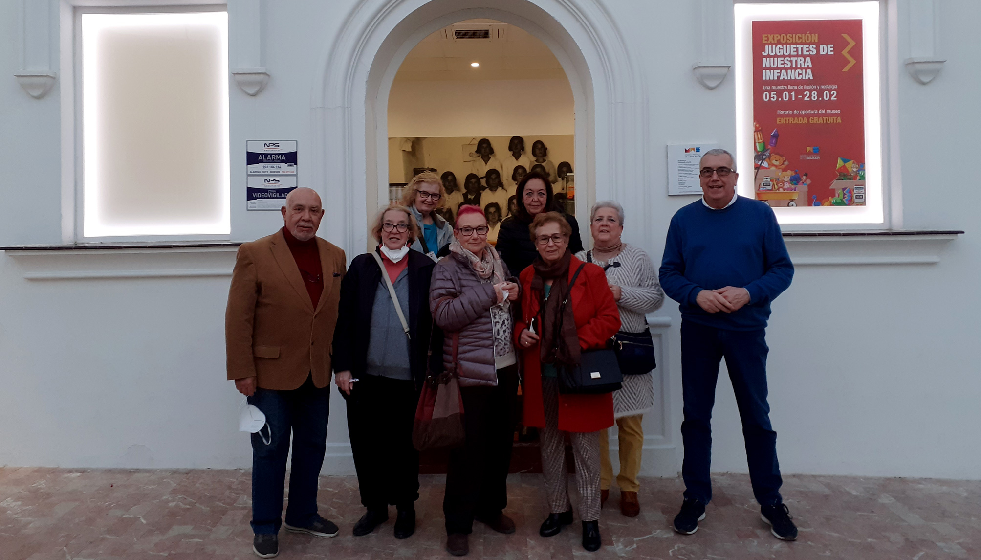 Antiguos alumnos del aula de mayores de la UMA