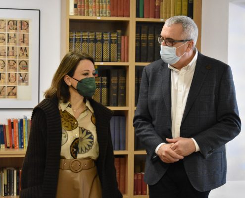 La delegada de Gobierno de la Junta de Andalucía en Málaga visita el Museo Andaluz de la Educación