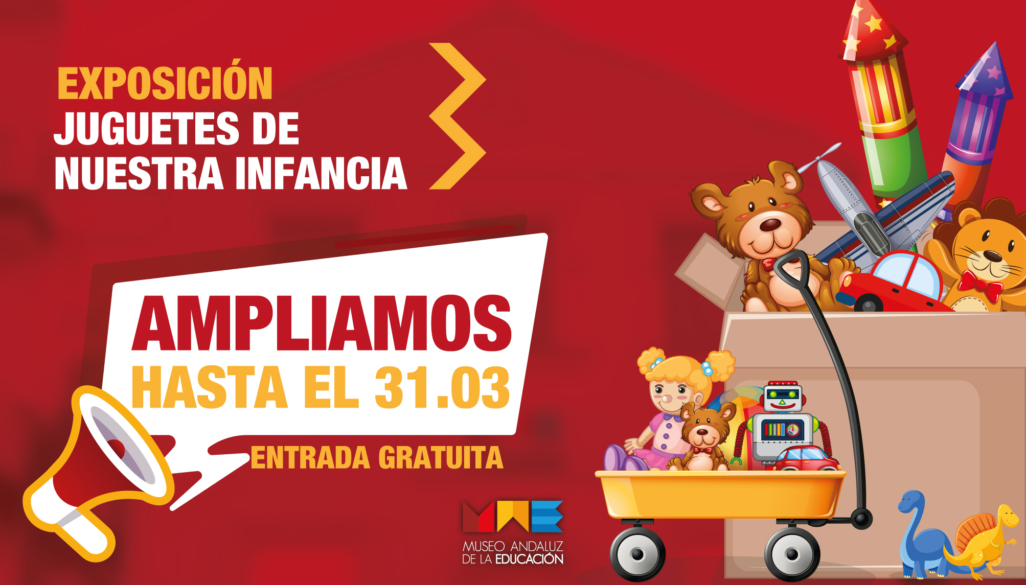 La exposición 'Juguetes de nuestra infancia' podrá visitarse hasta el 31 de marzo