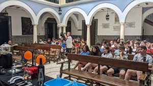El MAE participa en las actividades del IES Aguilar y Eslava con motivo del Día Internacional de los Museos