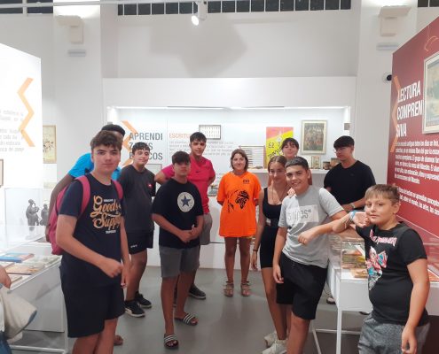 Visita del campamento de verano de la asociación EoEo