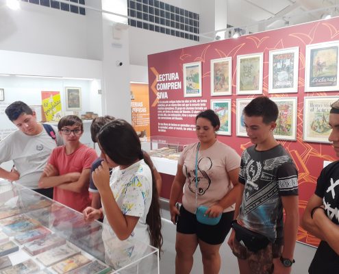 Visita del campamento de verano de la asociación EoEo