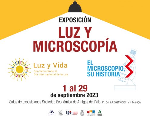 Exposición y ciclo de conferencias 'Luz y microscopía'