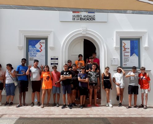 Visita del campamento de verano de la asociación EoEo