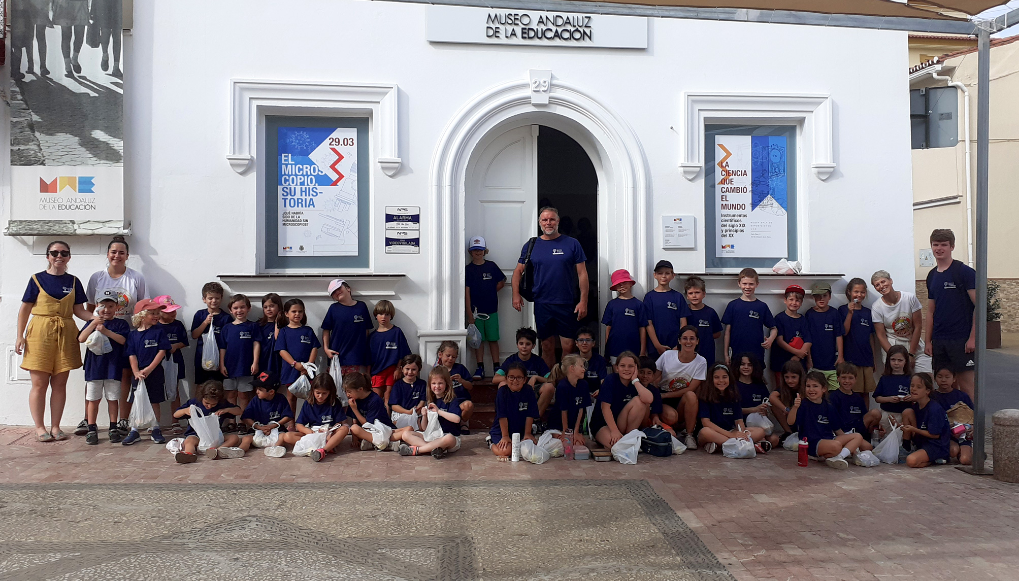 Alumnado del campamento de verano del Colegio Británico de Málaga