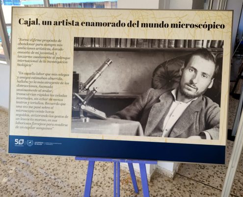 Expo Santiago Ramón y Cajal en la UMA