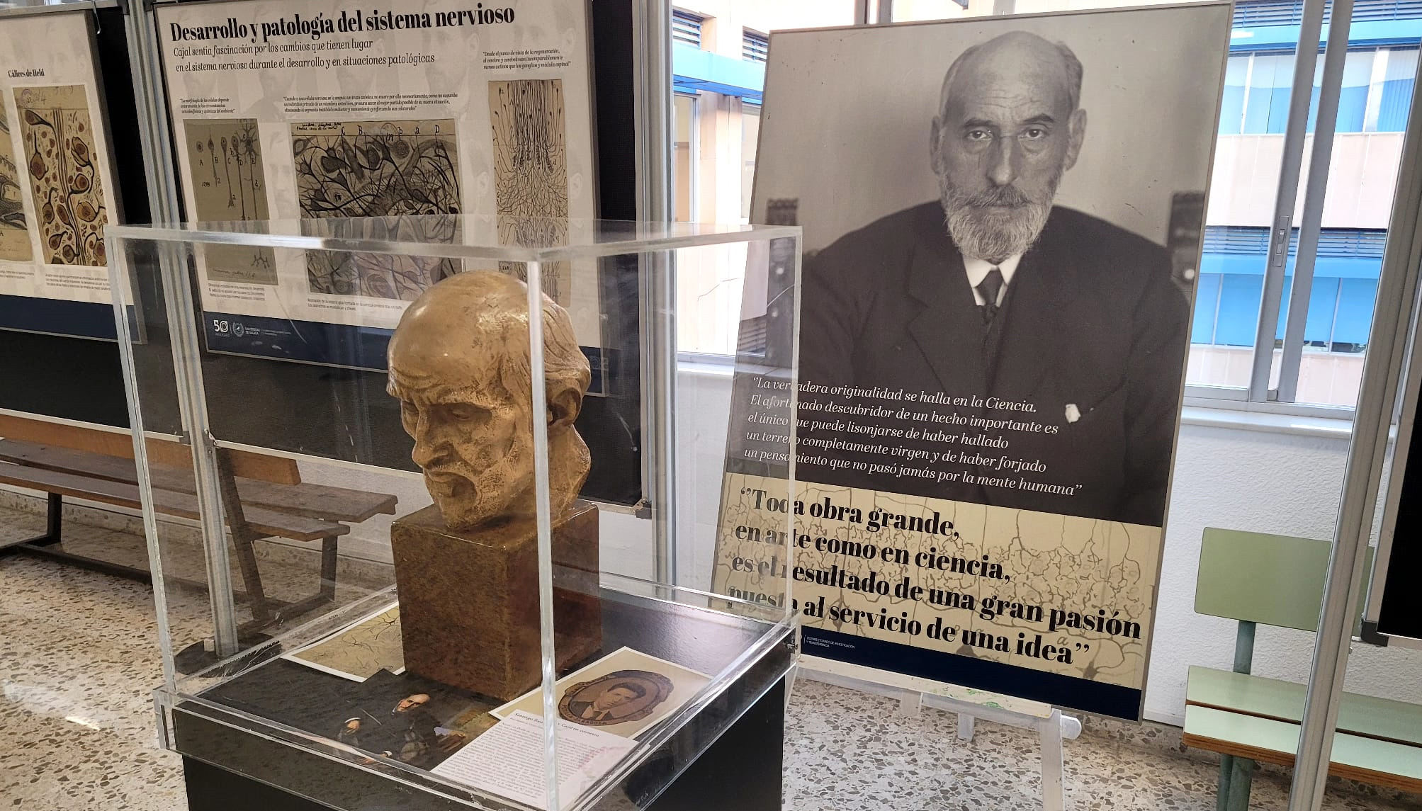 Expo Santiago Ramón y Cajal en la UMA