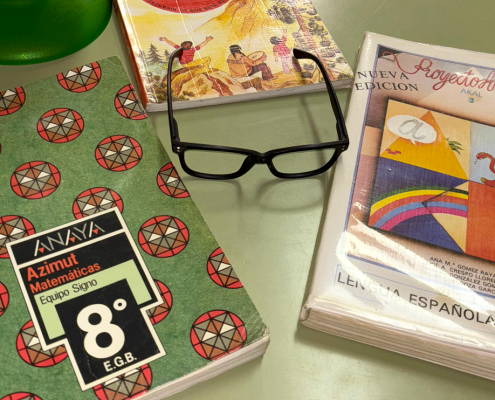 Donación desde Sevilla: Libros con memoria escolar de EGB y BUP